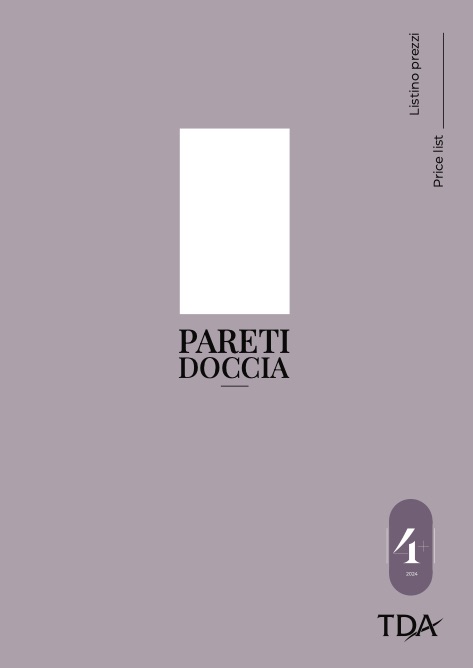 Tda - Price list Pareti Doccia