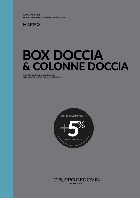 Hafro - Geromin - Price list Box Doccia & Colonne Doccia
