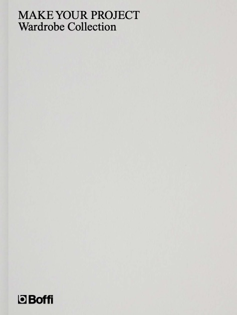 Boffi - Каталог Make your project – WARDROBE COLLECTION