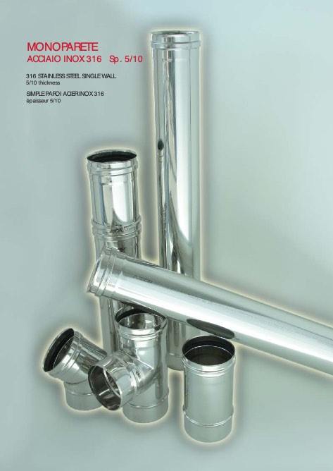 Multiclima - Catálogo Monoparete acciaio inox 316