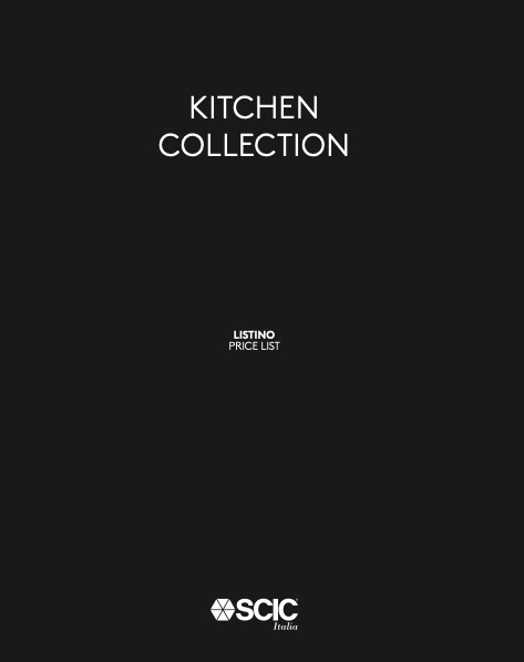 Scic - Прайс-лист Kitchen Collection