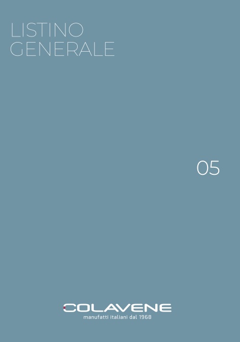 Colavene - Liste de prix GENERALE 026