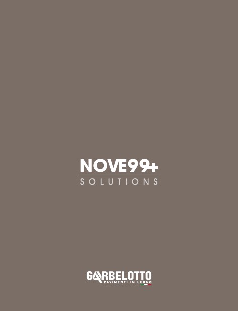 Garbelotto - Catalogue Nove99+