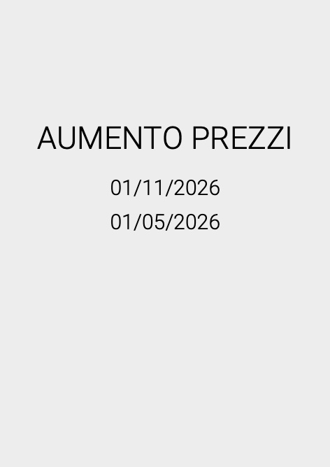Giacomini - Price list AUMENTO PREZZI