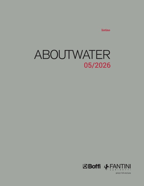 Fantini - Price list ABOUTWATER (Rev. 01)