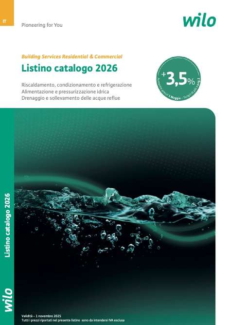 Wilo - Price list Maggio 2026