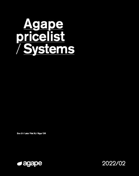 Agape - Price list Systems | 2022/02