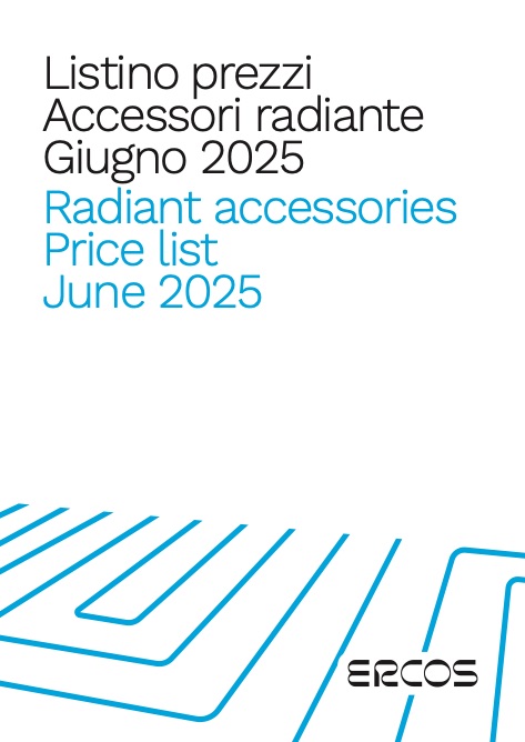 Ercos - Listino prezzi Accessori Radiante