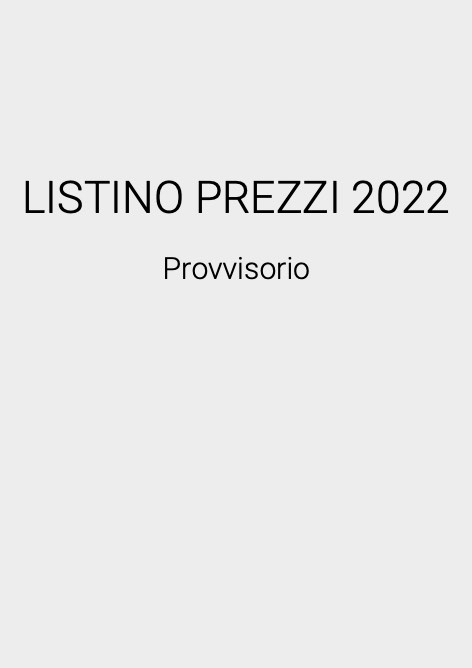 Rbm - Price list 2022 provvisorio