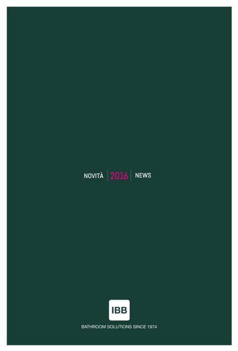 IBB - Catalogo Novità 2016 News
