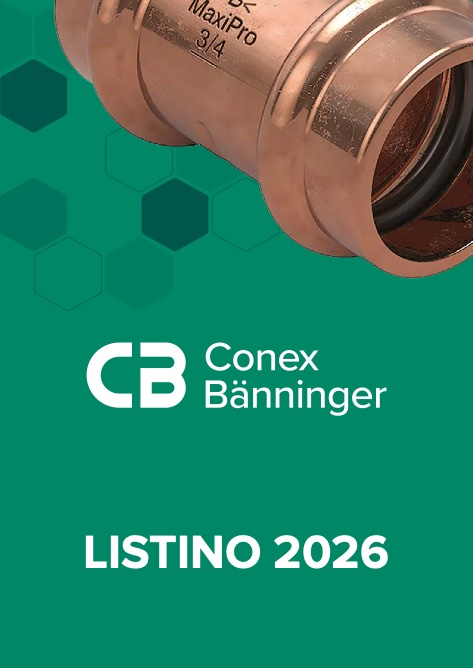 Conex Banninger - 价目表 2026