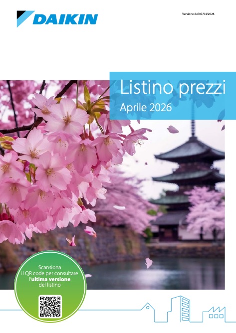 Daikin Riscaldamento - Price list Aprile 2026