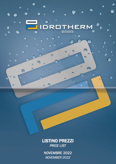 Idrotherm 2000 - Lista de precios Novembre 2022 | Rev1