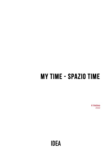 Idea - Price list MyTime - Spazio Time
