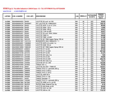 Fimi - Lista de precios LISTINO LOCTITE L22.pdf