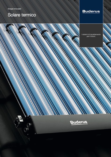 Buderus - Catálogo Solare termico