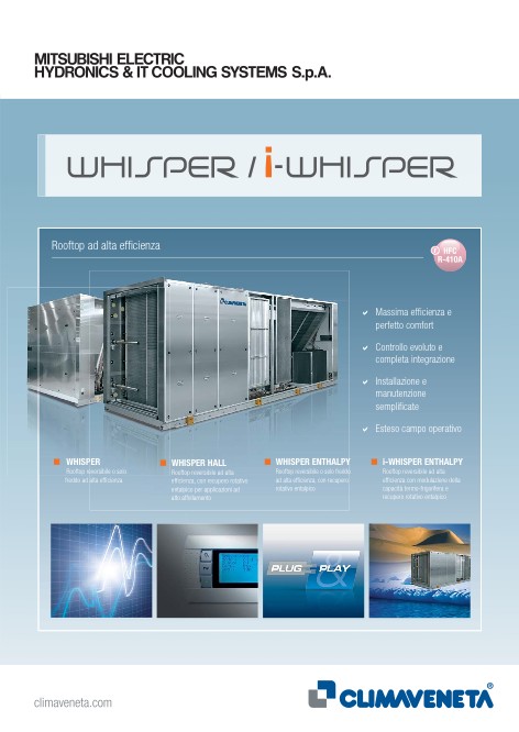 Climaveneta - Catálogo WHISPER  e i-WHISPER
