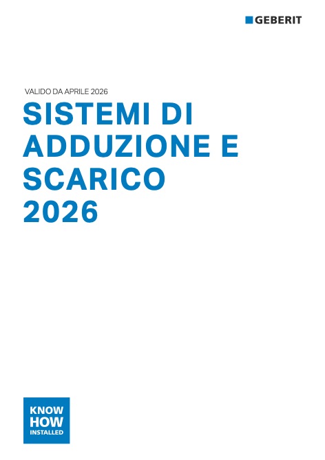 Geberit - Liste de prix Adduzione e scarico