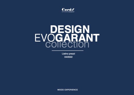Corà - Lista de precios Design Evo Garant Collection