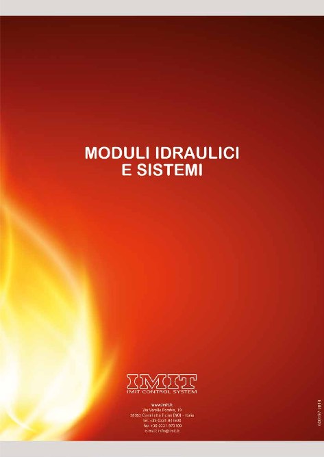 Imit Control System - Catálogo Moduli idraulici e Sistemi
