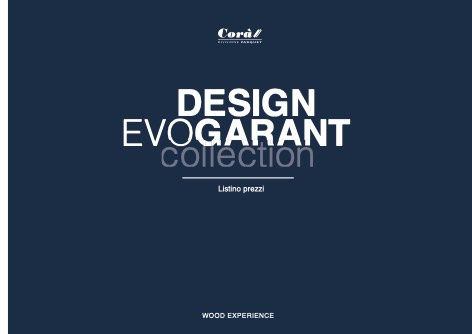 Corà - Lista de precios Design Evo Garant Collection