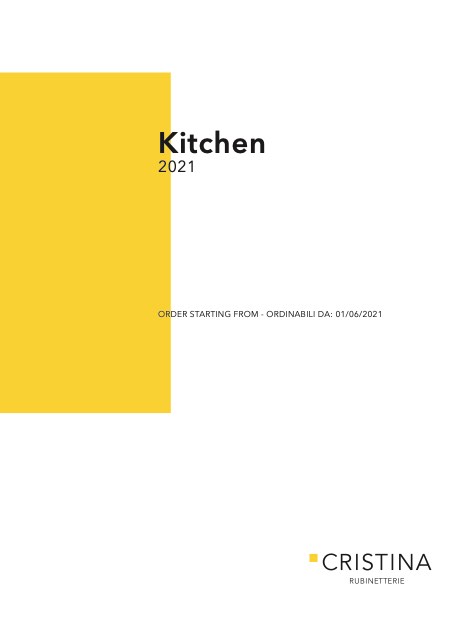 Cristina - Catalogue kitchen 2021