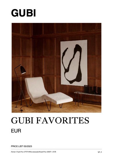 Gubi - Price list Favorites
