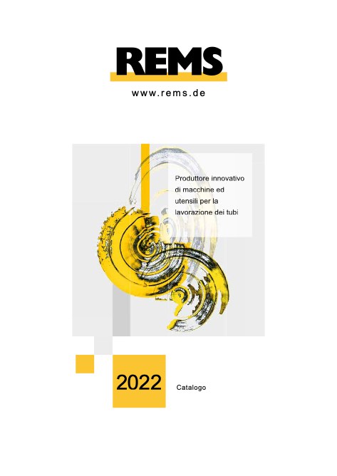 Rems - Price list REMS Katalog 2022 ITA - Stand 2021-10-21