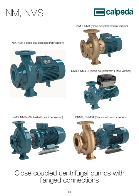 Calpeda - Catalogue NM, NMS