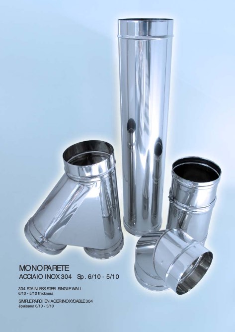 Multiclima - 目录 Monoparete acciaio INOX 304 SP.5/10, 6/10