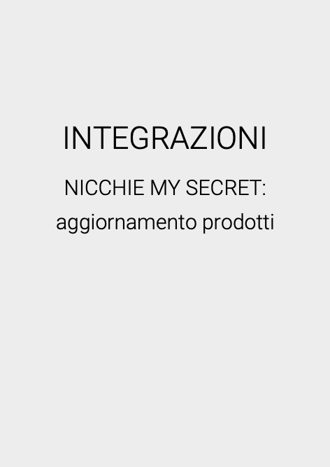 Inda - Listino prezzi INTEGRAZIONI