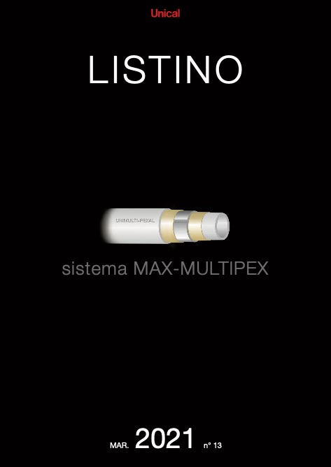 Unical - Price list Sistema MAX-MULTIPEX