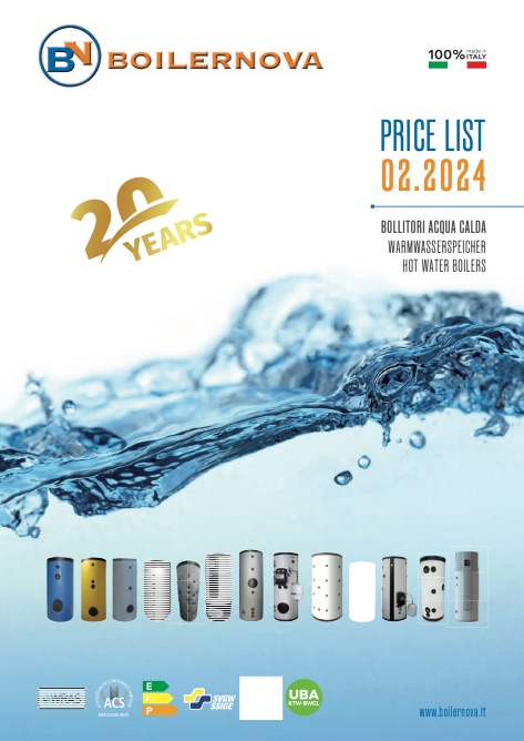 Boilernova - Listino prezzi 02.2024