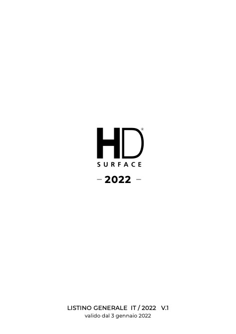 HD Home Design - Listino prezzi Generale IT / 2022 V.1