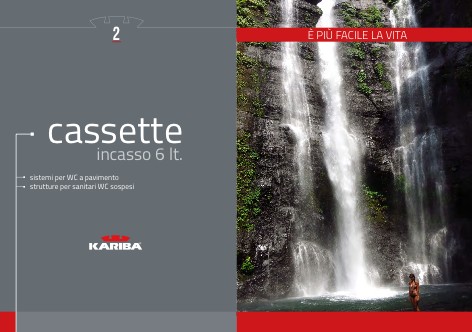 Kariba - Catálogo CASSETTE INCASSO