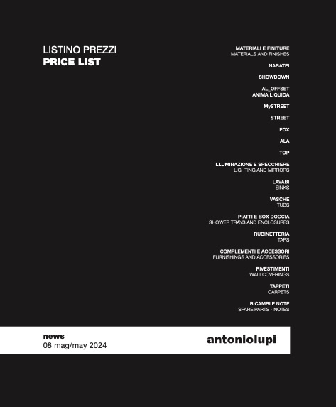 Antonio Lupi - Preisliste News