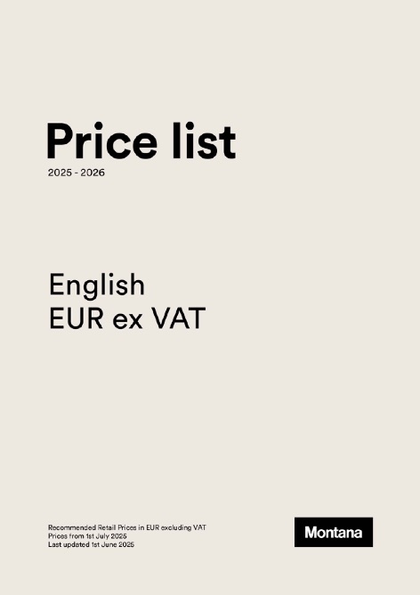 Montana - Lista de precios 2025-2026