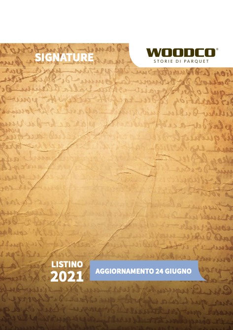 Woodco - Lista de precios Signature