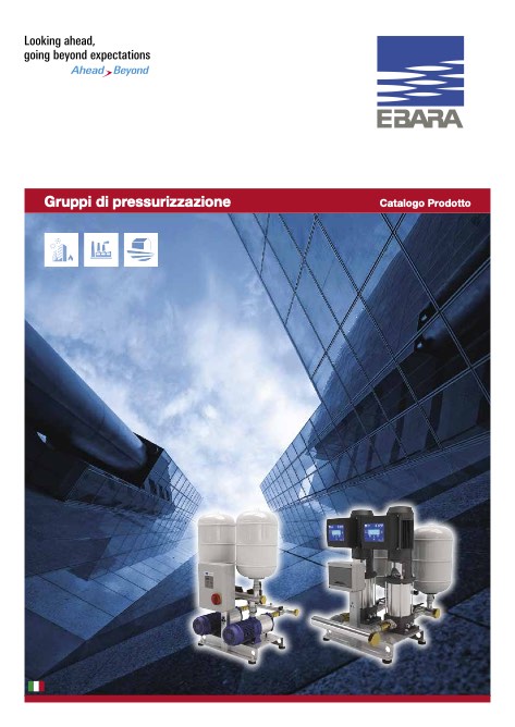 Ebara Pumps Europe - Catalogo Gruppi di pressurizzazione