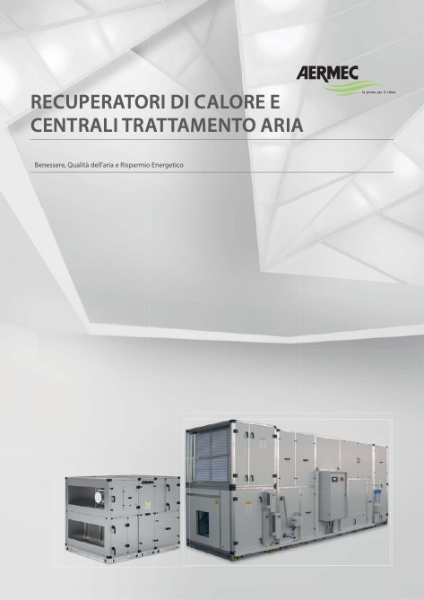 Aermec - Catalogue Recuperatori di calore e centrali trattamento aria