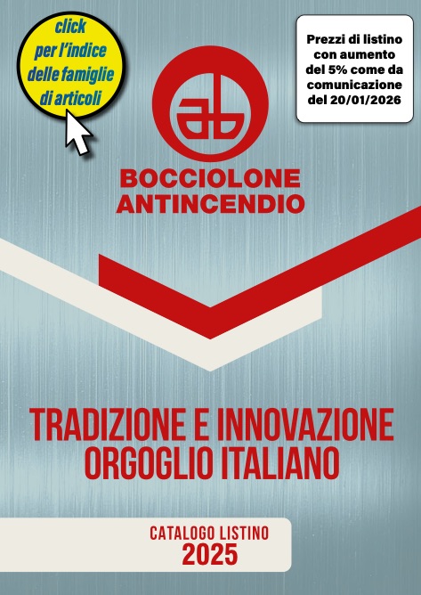 Bocciolone Antincendio - Lista de precios 2025