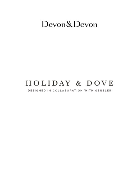 Devon&Devon - Price list Holiday & Dove