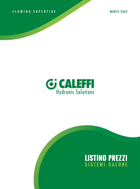 Caleffi - Lista de precios Sistemi calore