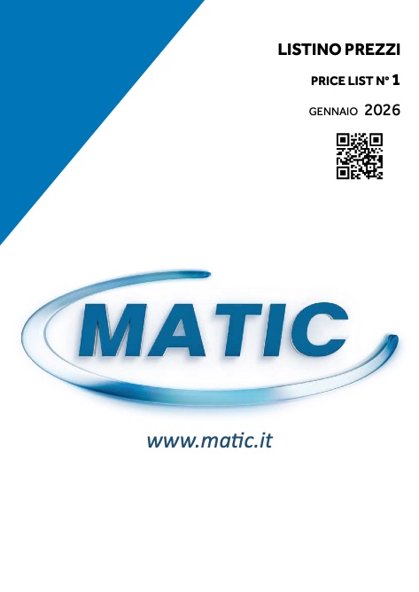 Matic - Price list Nr. 1 - Gennaio 2026