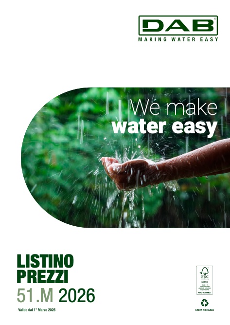 Dab Pumps - Прайс-лист 51.M 2026