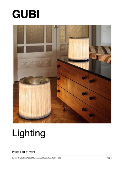 Gubi - Preisliste Lighting