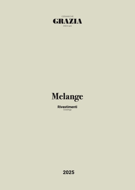 Ceramiche Grazia - Catalogue Melange 2025
