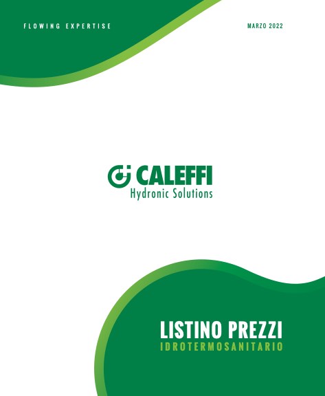 Caleffi - Lista de precios Idrotermosanitario