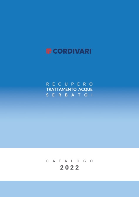 Cordivari - Каталог Trattamento acque | Serbatoi | Sistemi fumari
