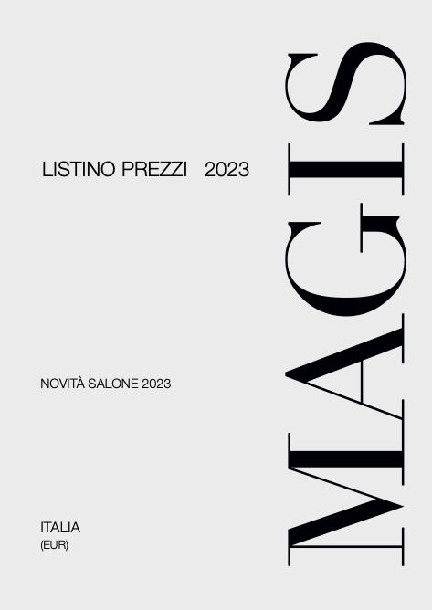 Magis - 价目表 Novità Salone 2023